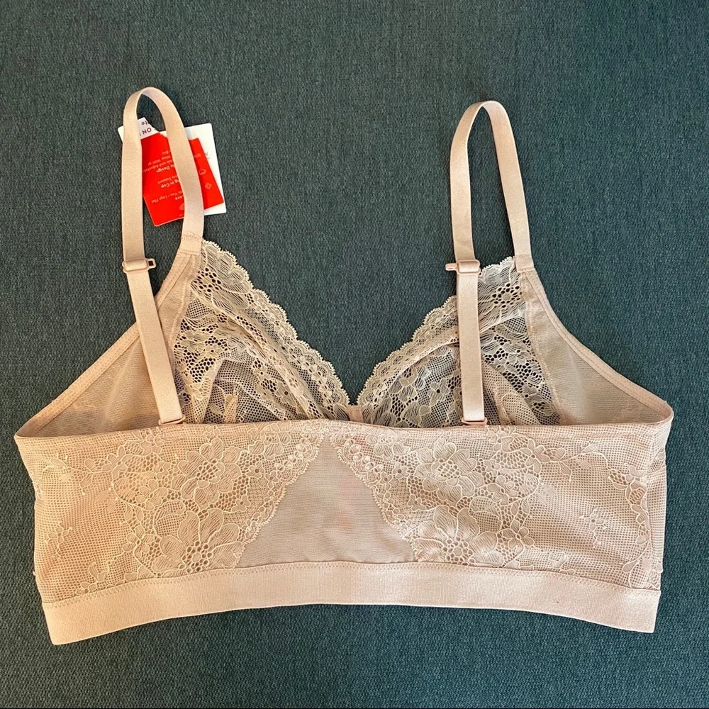 SPANX Blush Lace Wireless Bralette
